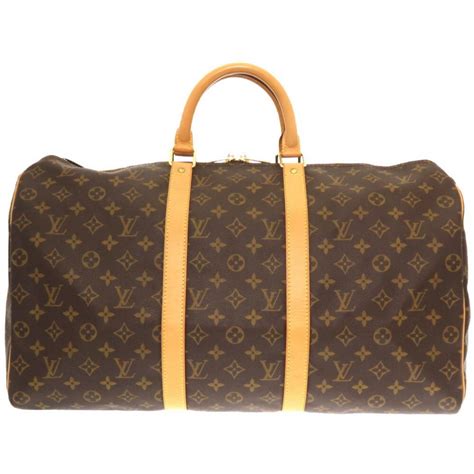 Louis Vuitton Monogram Keepall 50 Boston Bag M41426 Pre 